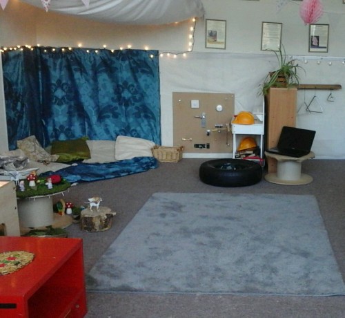 Carpeted area